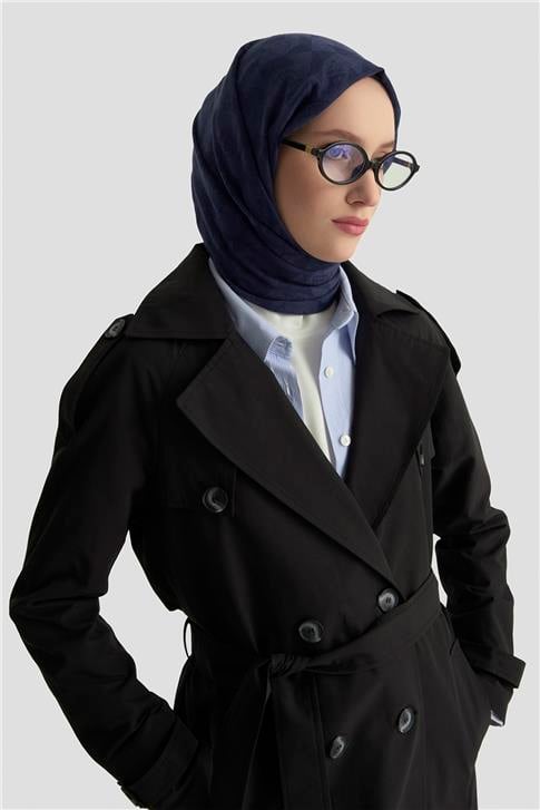 Armine Trençkot 25KT720 Siyah