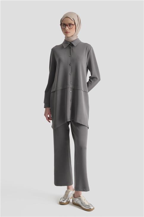 Armine Örme Takım 25KD7878 Gri