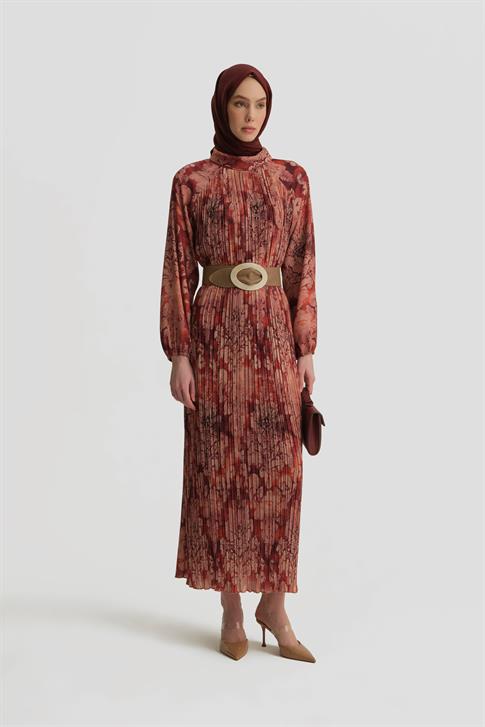 Armine Elbise 25K9030 Bordo