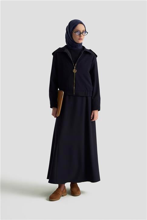 Armine Elbise 25KT906 LACİVERT