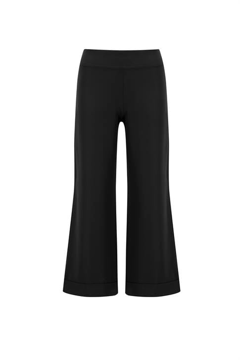 Armine Kıvrık Paça Culotte Pantolon 25YT225 Siyah