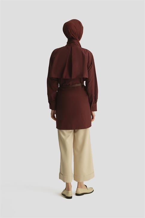 Armine Kıvrık Paça Culotte Pantolon 25YT225 Bej