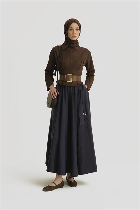 Armine Paraşüt Kargo Etek 25Y1820 Lacivert