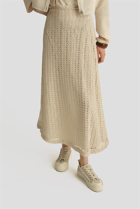 Armine Brode Çan Etek 25Y1822 Naturel