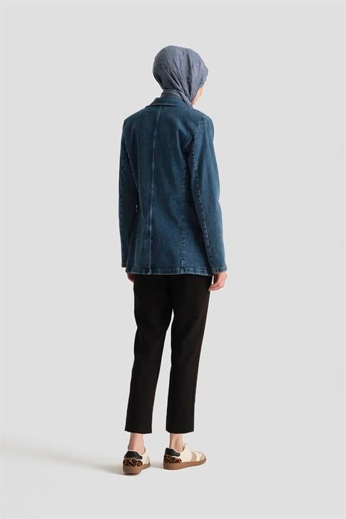 Armine Pens Detaylı Pantolon 25YH2518 Siyah