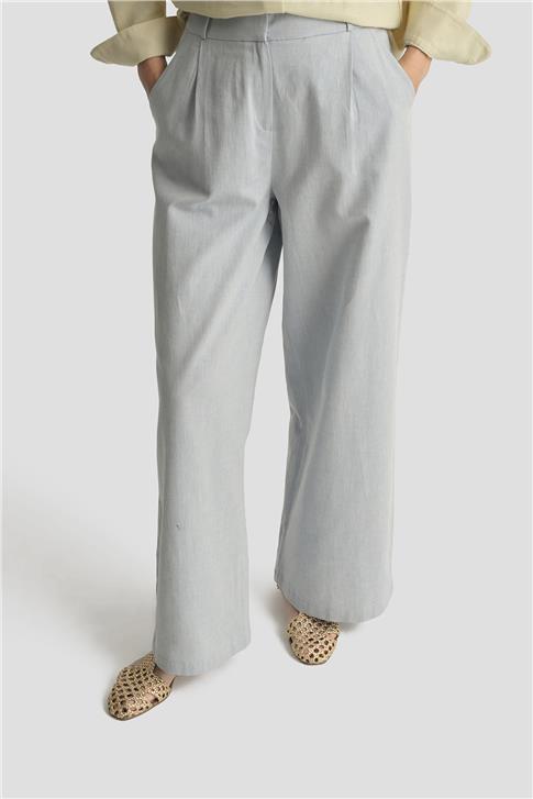 26Y2805 Armine Pantolon Gri Mavi