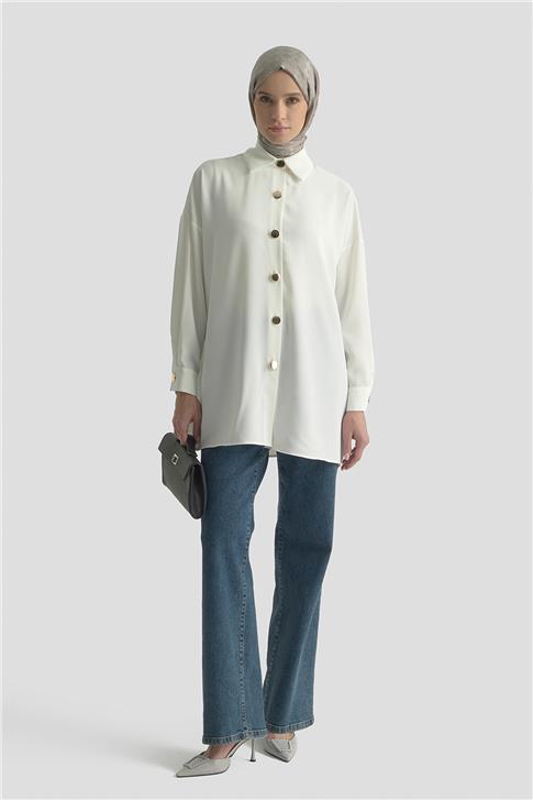 26Y3000 Armine Gömlek Ekru