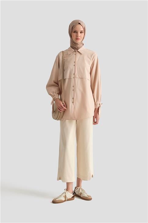 Armine Gömlek 25YH3441 Bej