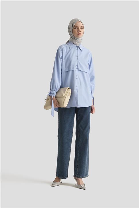 Armine Gömlek 25YH3441 Mavi