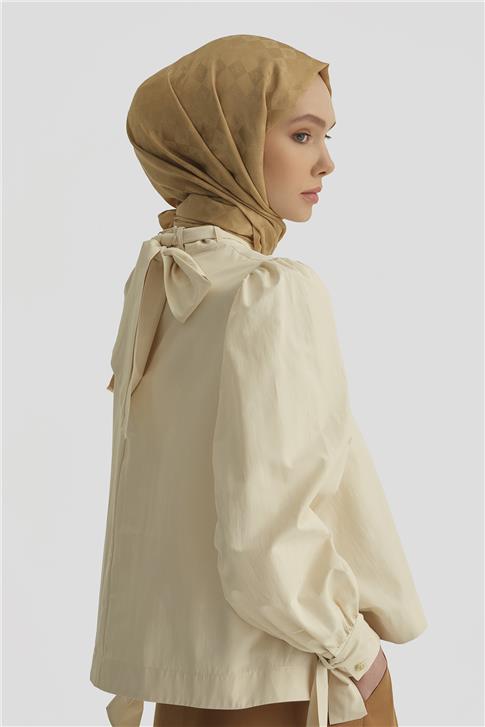 Armine Seyyar Kurdaleli Pamuk Bluz 25Y3712 Aytaşı