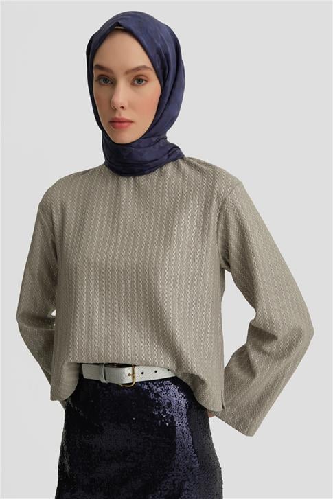 26Y3714 Armine Bluz Gri