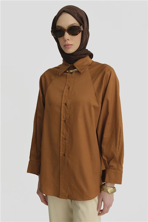 26Y3722 Armine Gömlek Taba