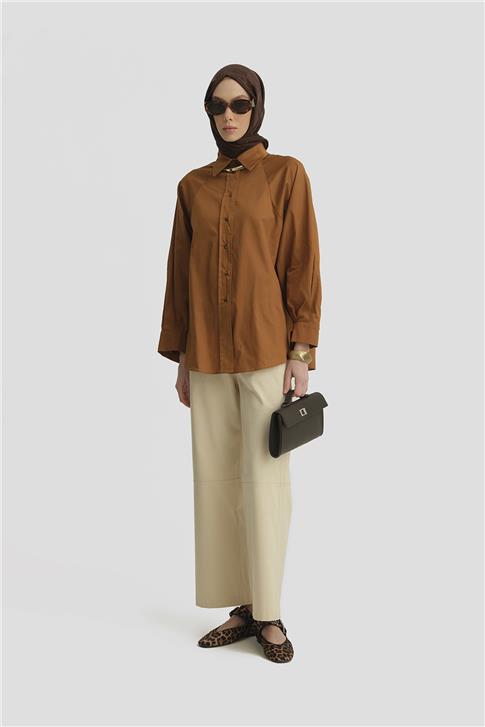 26Y3722 Armine Gömlek Taba