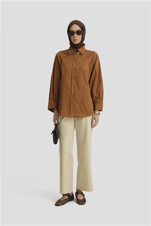 26Y3722 Armine Gömlek Taba