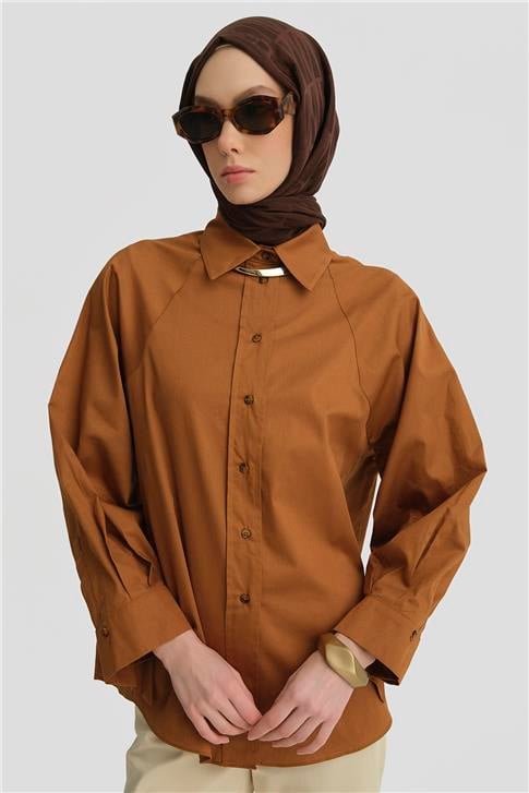 26Y3722 Armine Gömlek Taba