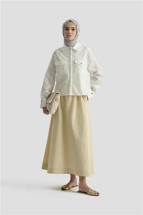 26Y3741 Armine Gömlek Beyaz