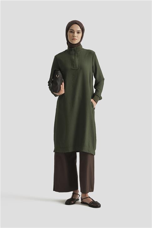 26Y412 Armine Tunik Haki