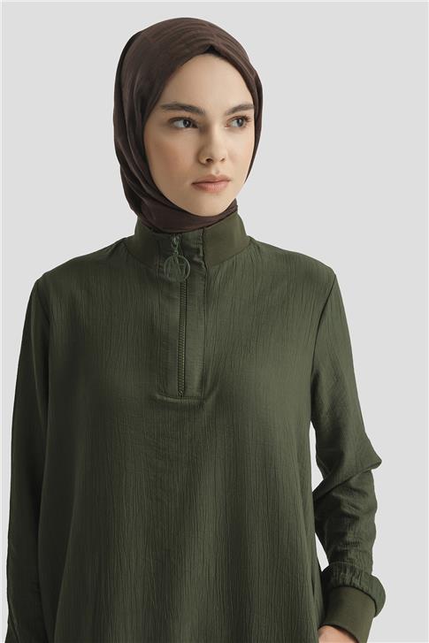 26Y412 Armine Tunik Haki