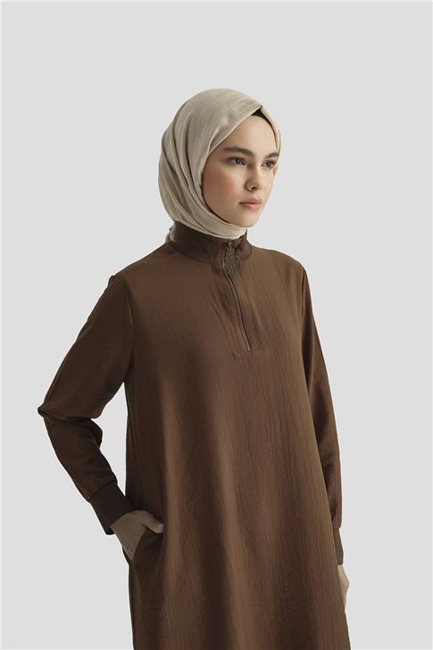 26Y412 Armine Tunik Kahverengi