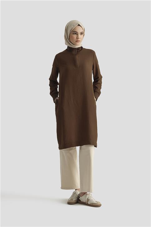 26Y412 Armine Tunik Kahverengi