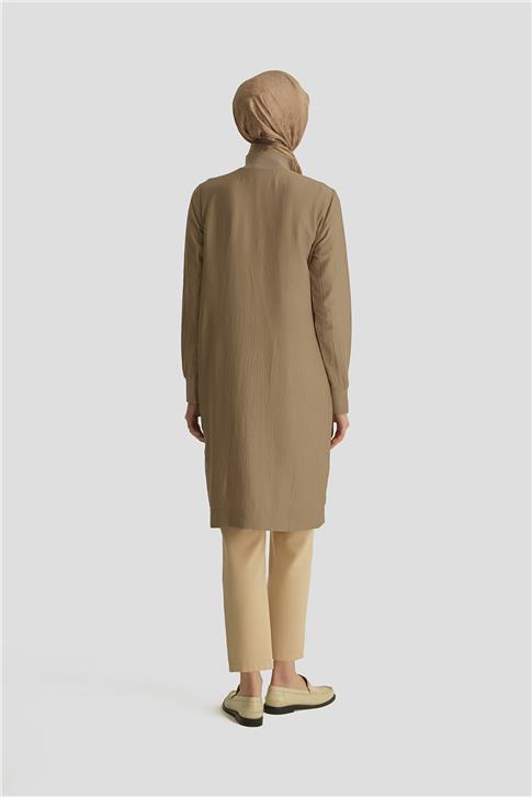 26Y412 Armine Tunik Koyu Taş