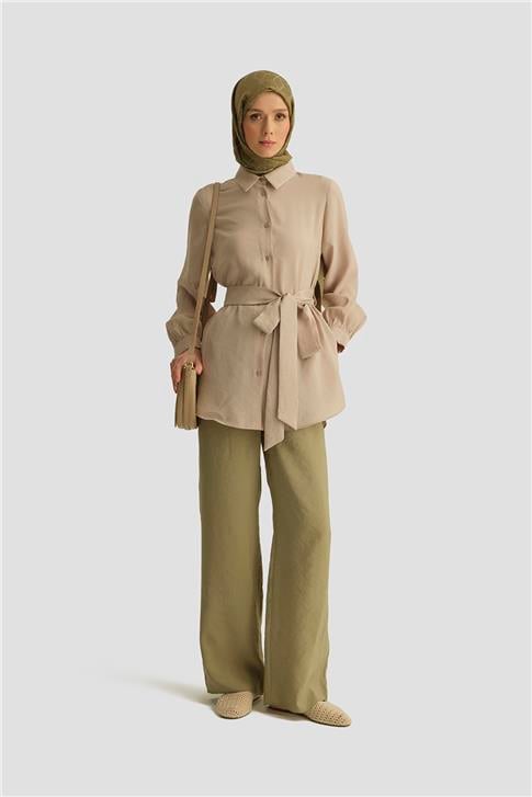 26Y4224-1 Armine Tunik Bej