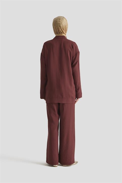 Armine Cupra Pantolon 25YD4225-2 BORDO