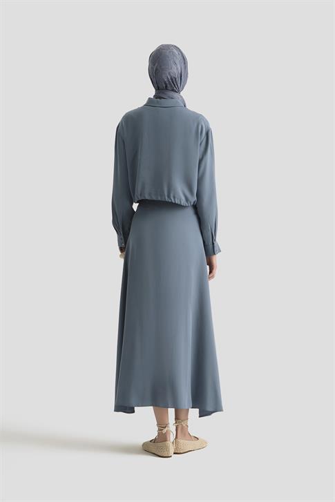 Armine Tencel Ceket 25YD4226-1 İndigo