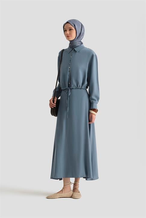 Armine Tencel Ceket 25YD4226-1 İndigo