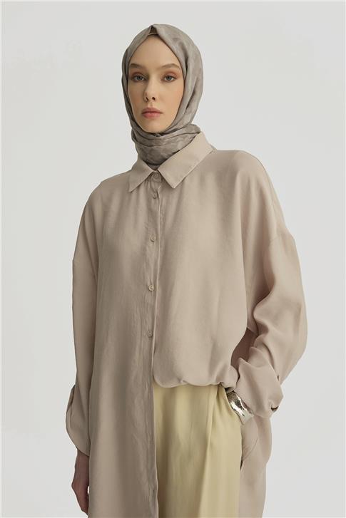 26Y4232 Armine Tunik Bej