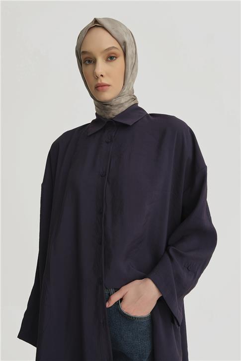 Armine Modal Basic Tunik 25YD4232 LACİVERT