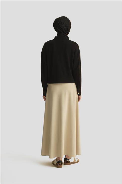 Armine Hakim Yaka Modal Ceket 25YD4233-1 Siyah