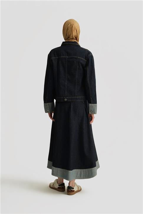 Armine Denim Ceket 25YD4242-1 Mavi