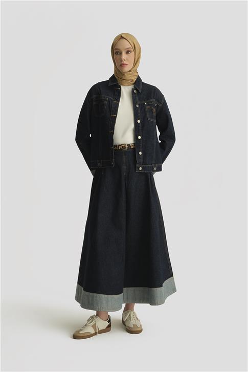 Armine Denim Ceket 25YD4242-1 Mavi