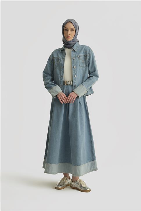 Armine Ceket 25YD4243-1 Buz Mavi
