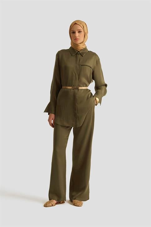 Armine Cupra Tunik 25YD4245-1 Haki