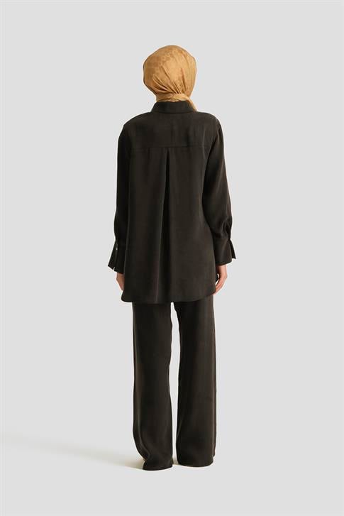 Armine Cupra Palazzo Pantolon 25YD4245-2 Siyah