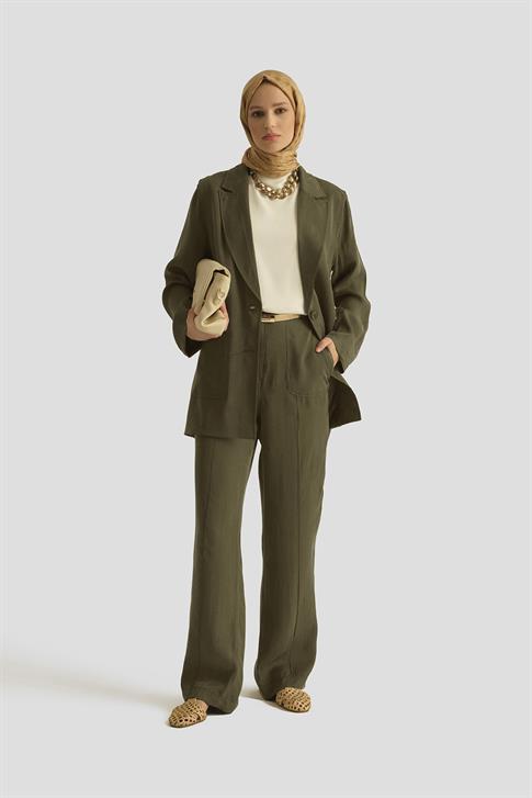 Armine Cupra Blazer Ceket 25YD4246-1 Haki