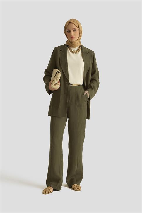 Armine Cupra Blazer Ceket 25YD4246-1 Haki