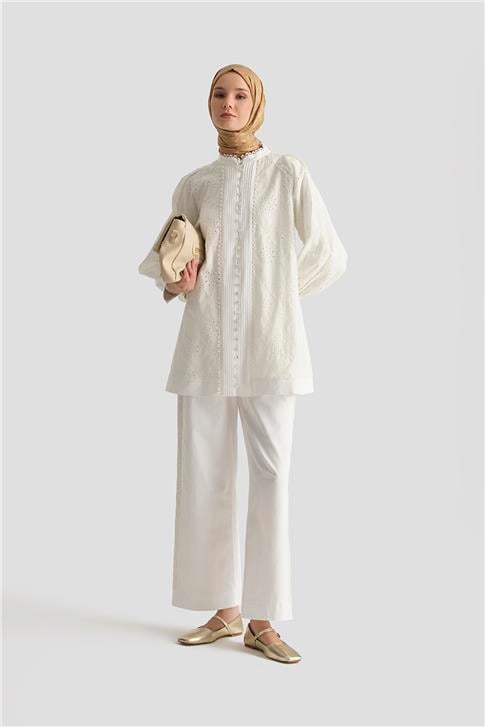 Armine Brode Takım 25YD4250 Ekru