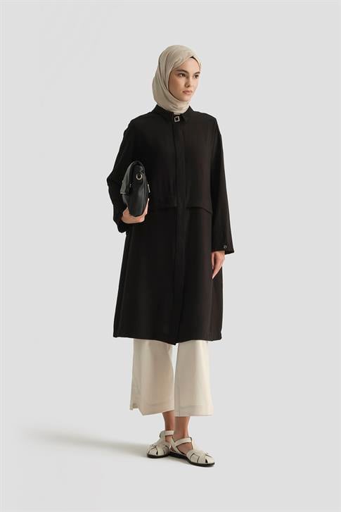 Armine Aller Detaylı Tunik 25YT435 Siyah
