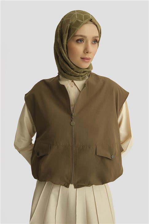 Armine Bomber Yelek 25Y4504 Haki
