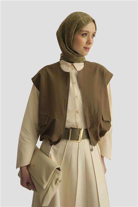 Armine Bomber Yelek 25Y4504 Haki