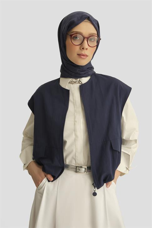 Armine Bomber Yelek 25Y4504 Lacivert