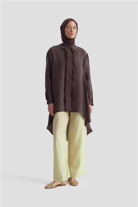 26Y4624 Armine Tunik Acı Kahve