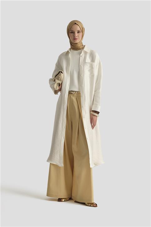 Armine Gömlek Tunik 25Y4700 Beyaz