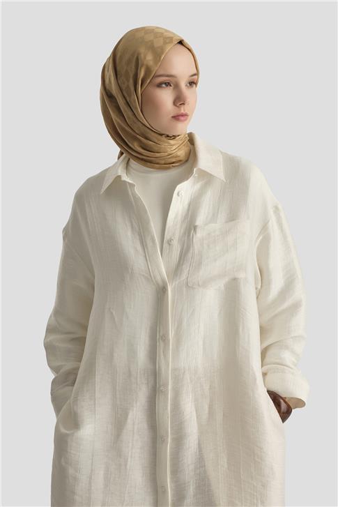 Armine Gömlek Tunik 25Y4700 Beyaz