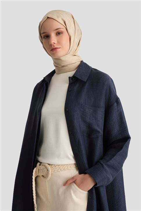 Armine Gömlek Tunik 25Y4700 Lacivert