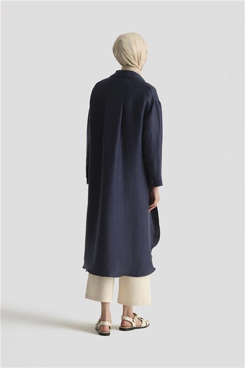 Armine Gömlek Tunik 25Y4700 Lacivert