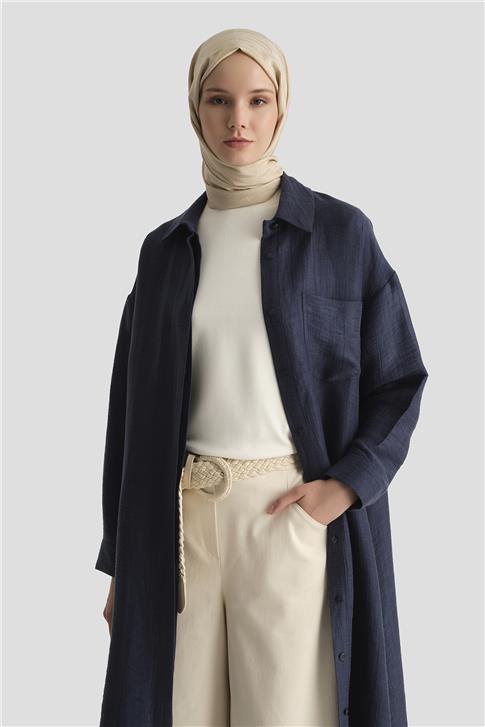 Armine Gömlek Tunik 25Y4700 Lacivert